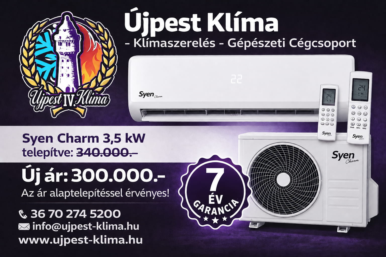 Klíma telepítési akció 4