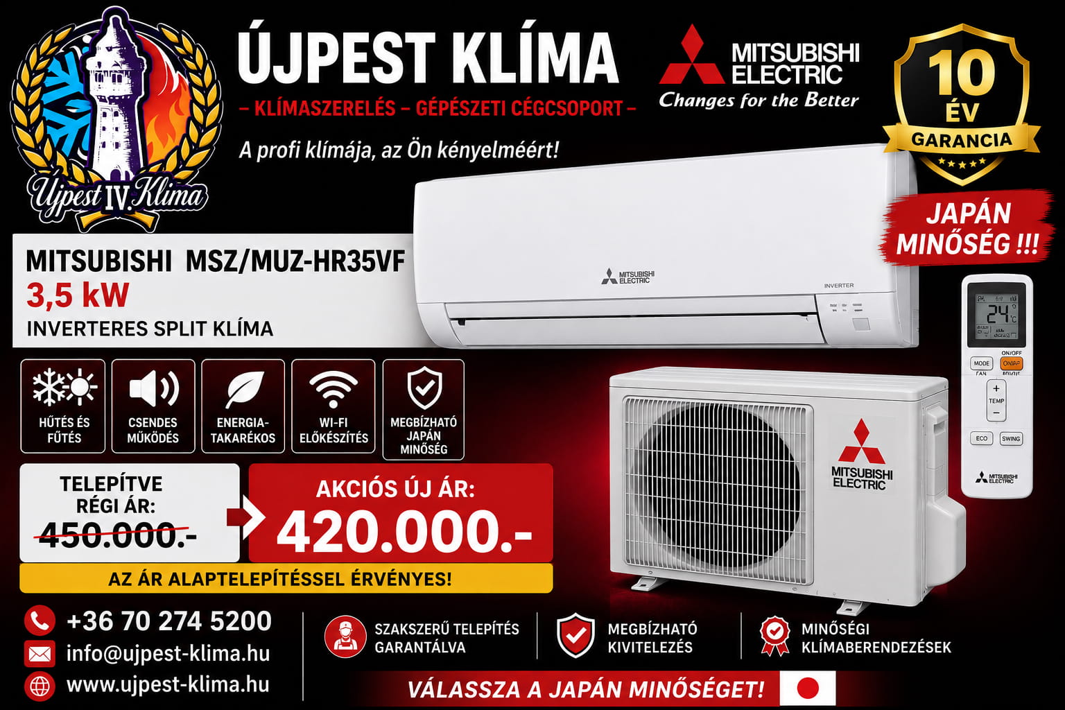 Klíma telepítési akció 7