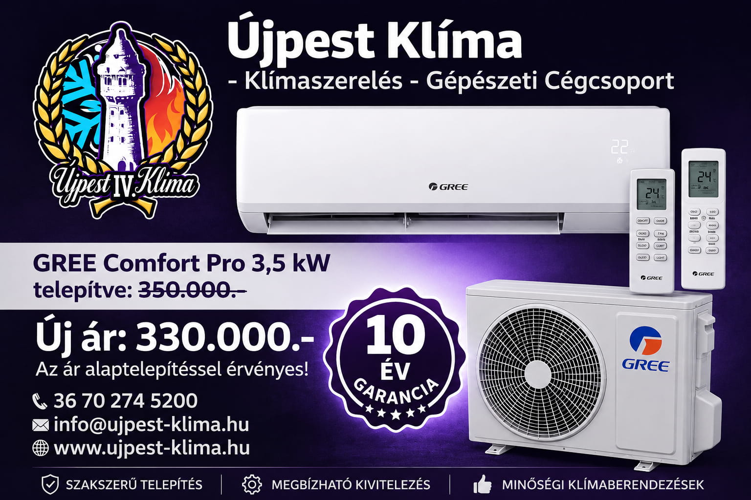 Klíma telepítési akció 8
